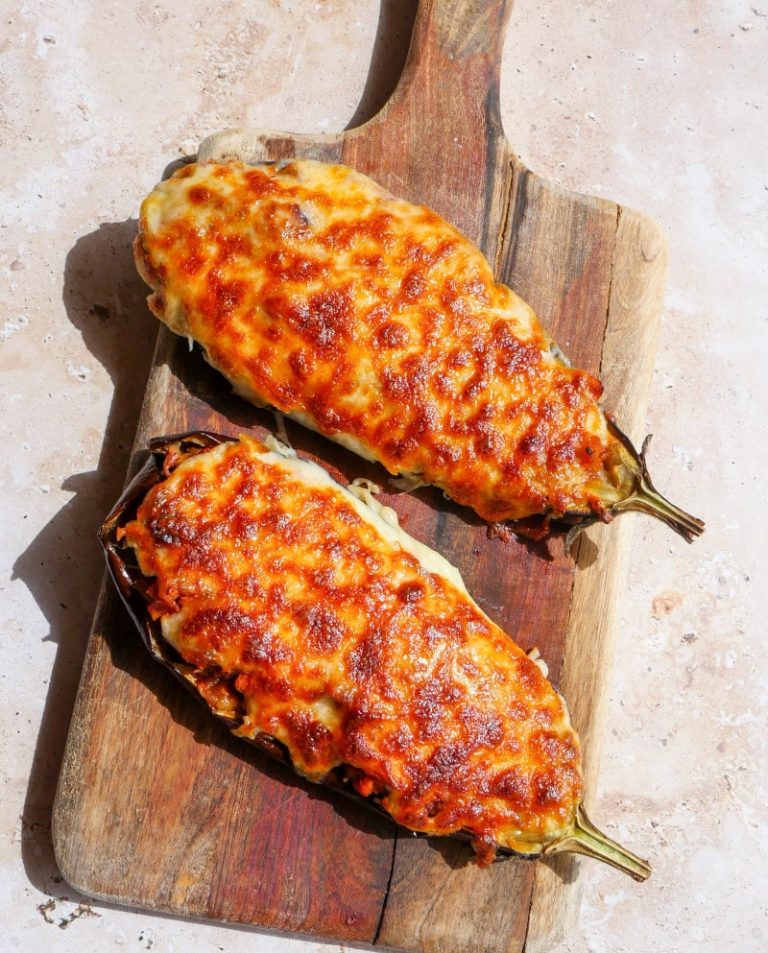 Berenjenas rellenas de atún